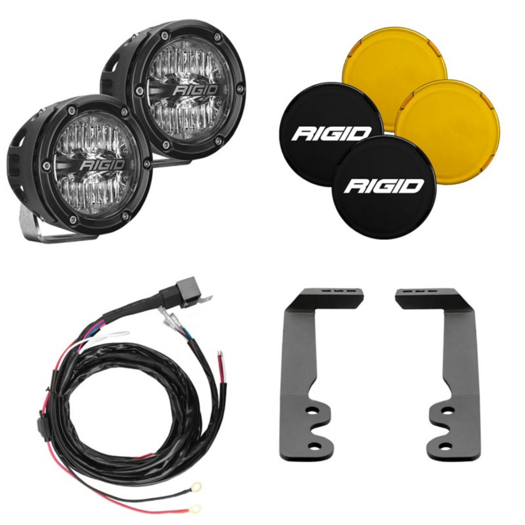 Rigid Industries 2024+ Tacoma 360-Series A-Pillar Lighting Kit
