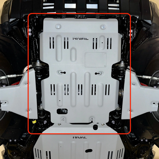 Rival 4x4 2024+ Tacoma Aluminum Engine Skid Plate