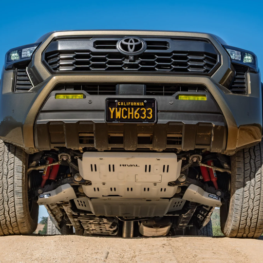 Rival 4x4 2024+ Tacoma Aluminum Lower Controls Skid Plate