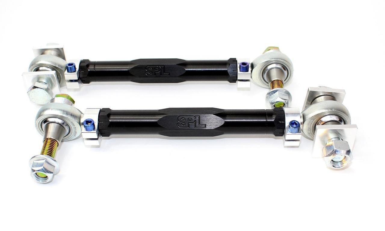 SPL Parts Titanium Rear Toe Arms w/Eccentric Lockout - 2008-2021 Subaru WRX STI (GR/VA)