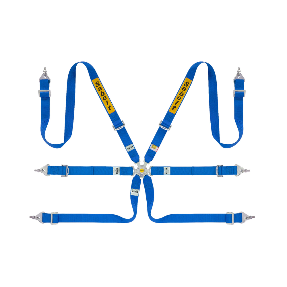 Sabelt 2x2 Steel Series 6-Point Racing Harness