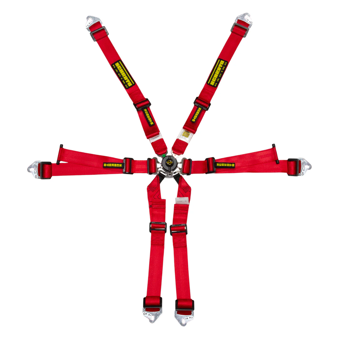 Schroth 2x2 Flexi 6-Point Racing Harness (2031 FIA Approval)