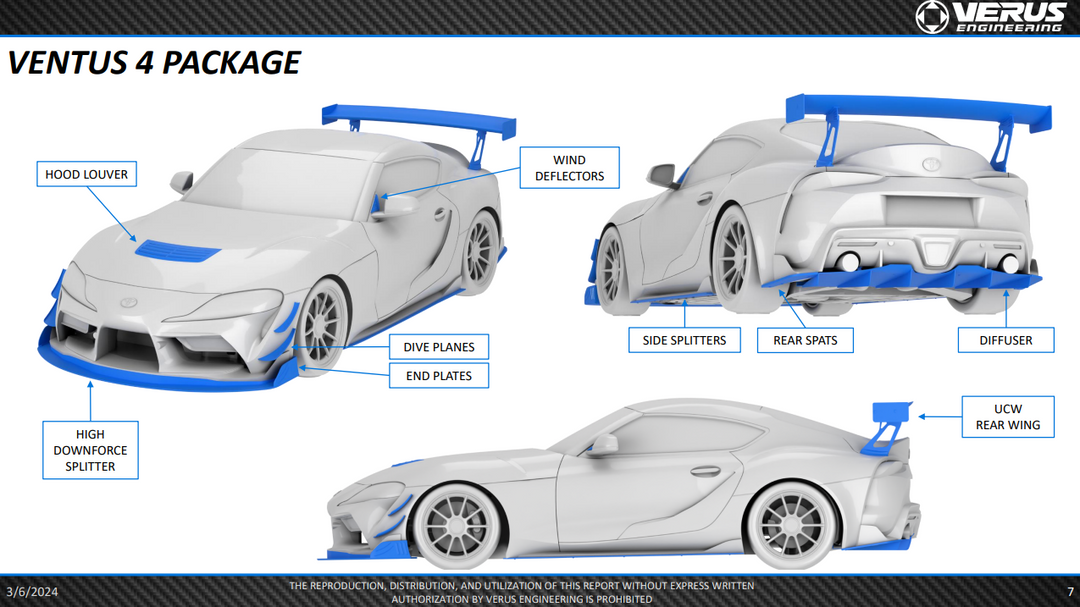 Verus Engineering GR Supra Ventus 4 Aero Package