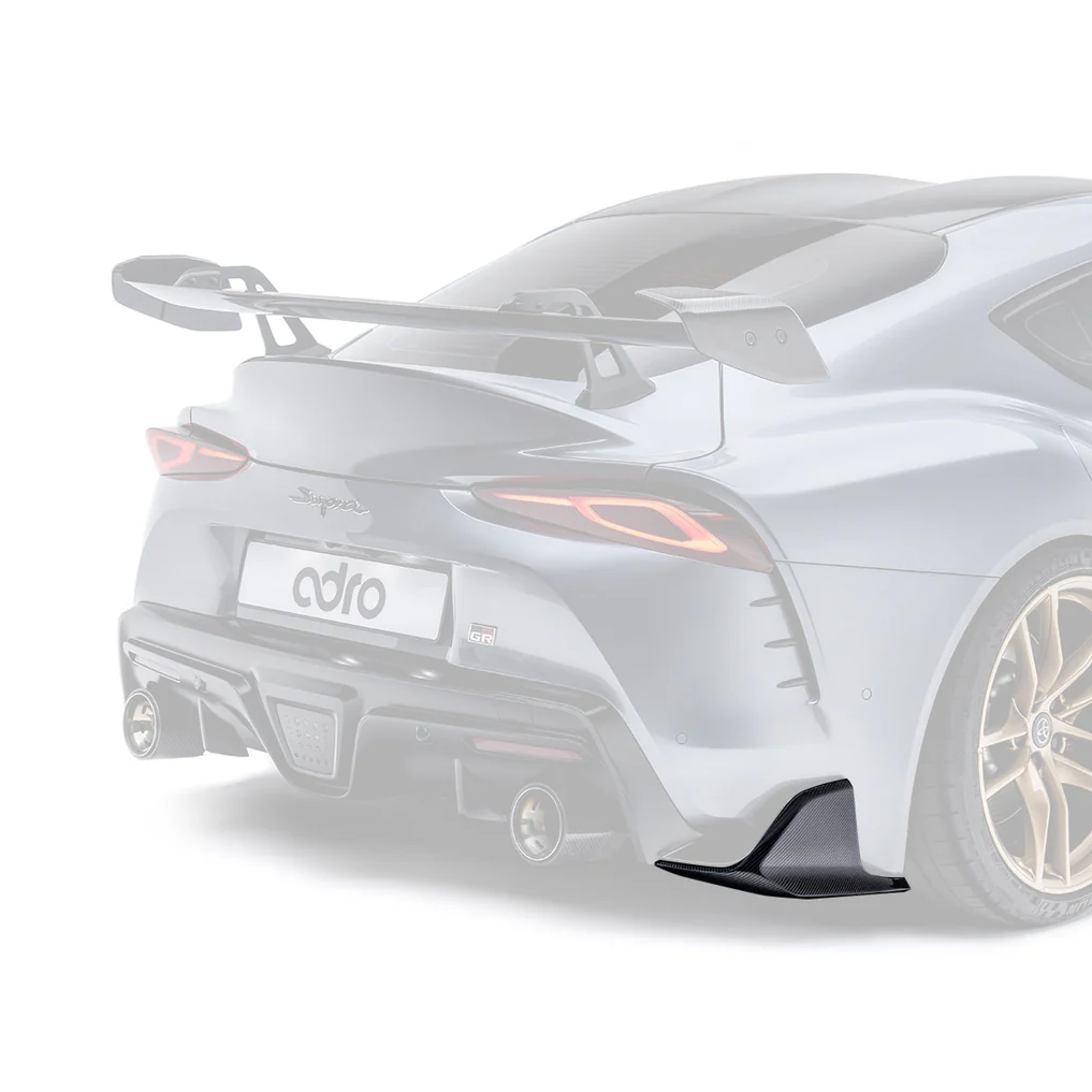 ADRO GR Supra Carbon Rear Bumper Winglet Set