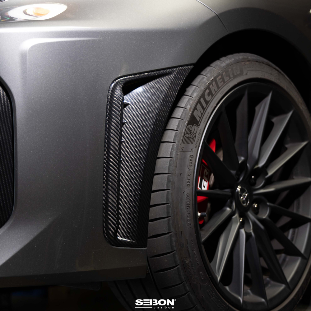 Seibon GR Corolla Dry Carbon Bumper Inserts (2025+ Facelift ONLY) - Gloss