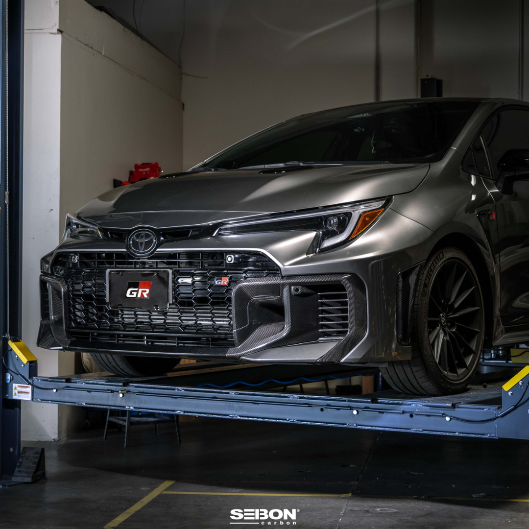 Seibon GR Corolla Dry Carbon Bumper Inserts (2025+ Facelift ONLY) - Gloss