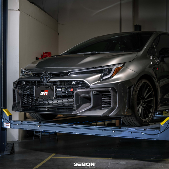 Seibon GR Corolla Dry Carbon Bumper Inserts (2025+ Facelift ONLY) - Gloss