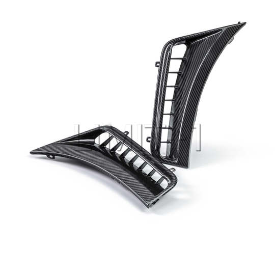 Seibon GR Corolla Dry Carbon Bumper Inserts (2025+ Facelift ONLY) - Gloss