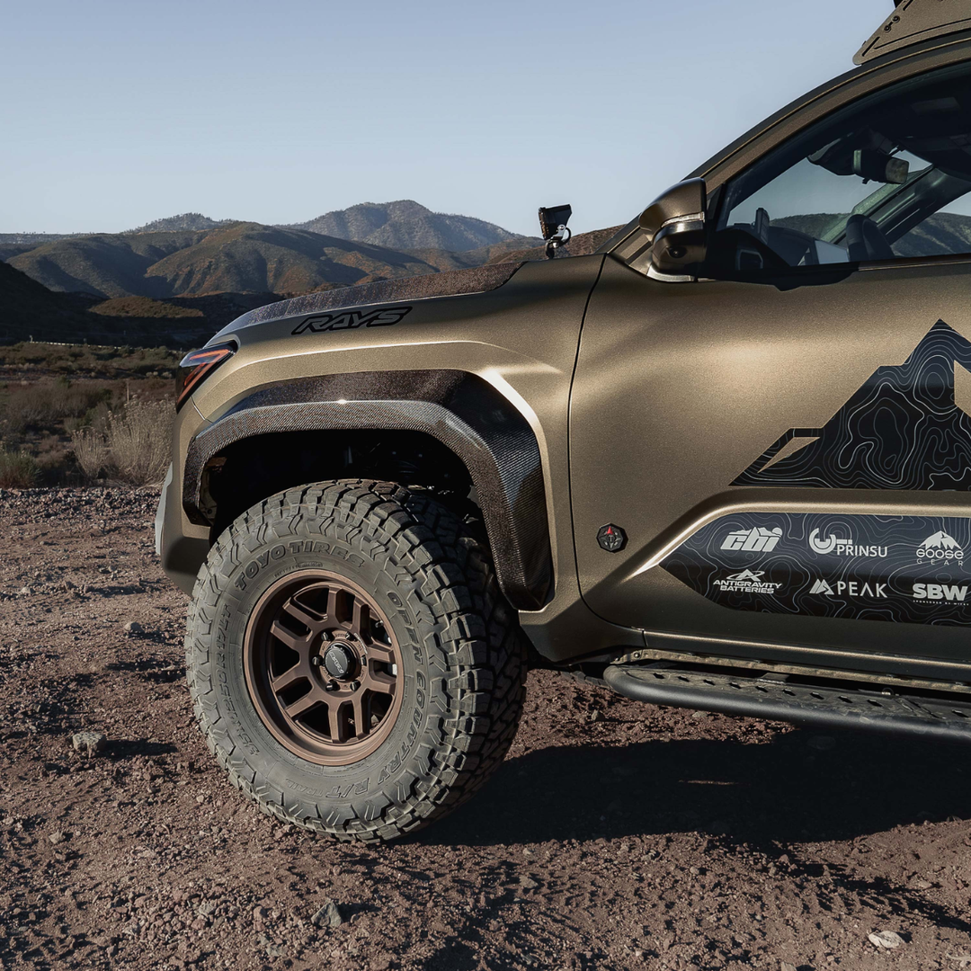 Seibon 2024+ Tacoma Front Carbon Fiber Fender Flares