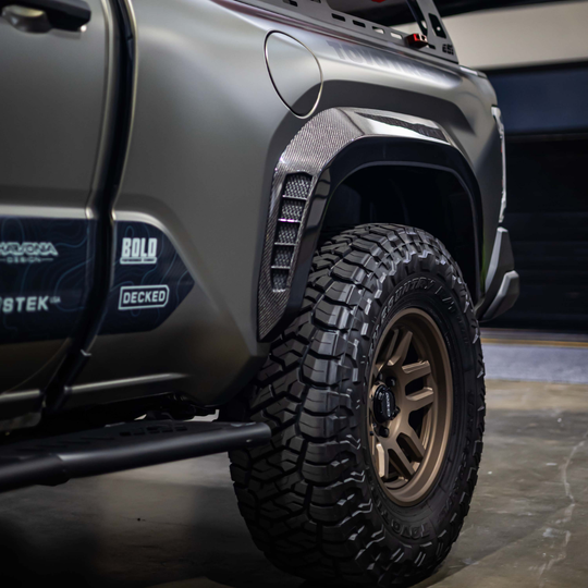 Seibon 2024+ Tacoma Rear Carbon Fiber Fender Flares