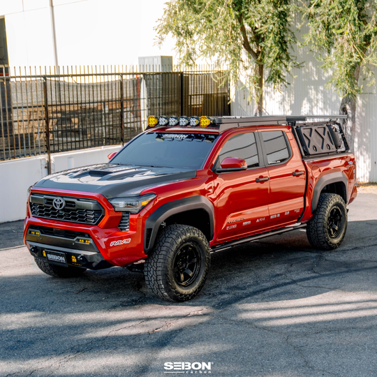 Seibon 2024+ Tacoma TS-Style Carbon Fiber Hood