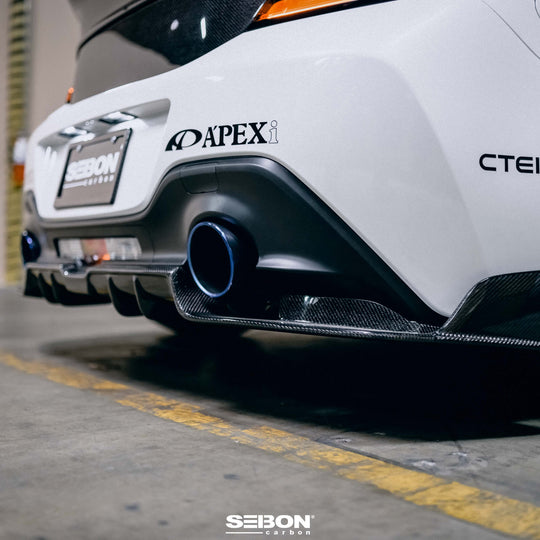 Seibon GR86 / BRZ Carbon Fiber Rear Diffuser Cover