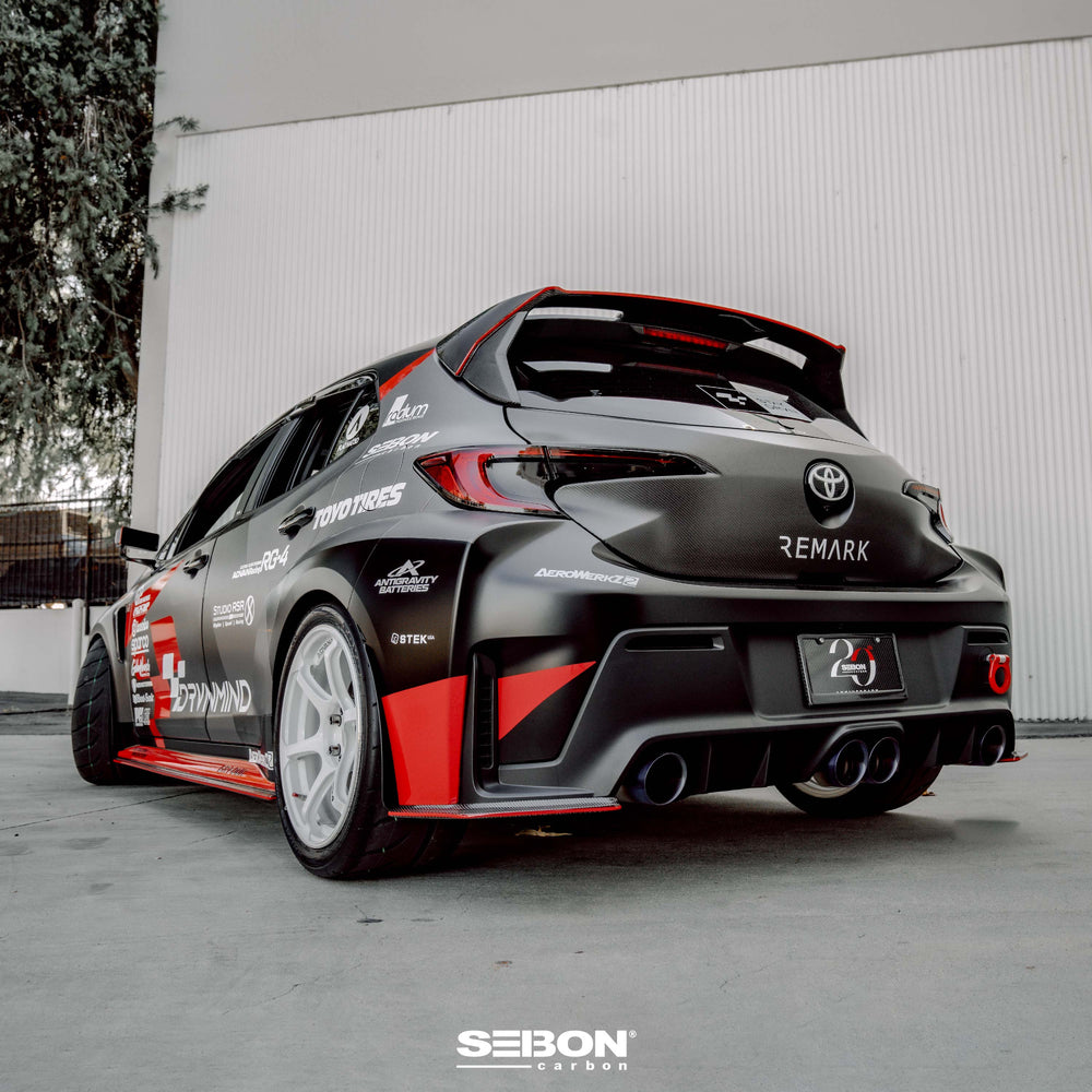 Seibon GR Corolla MB-Style Carbon Fiber Rear Lip