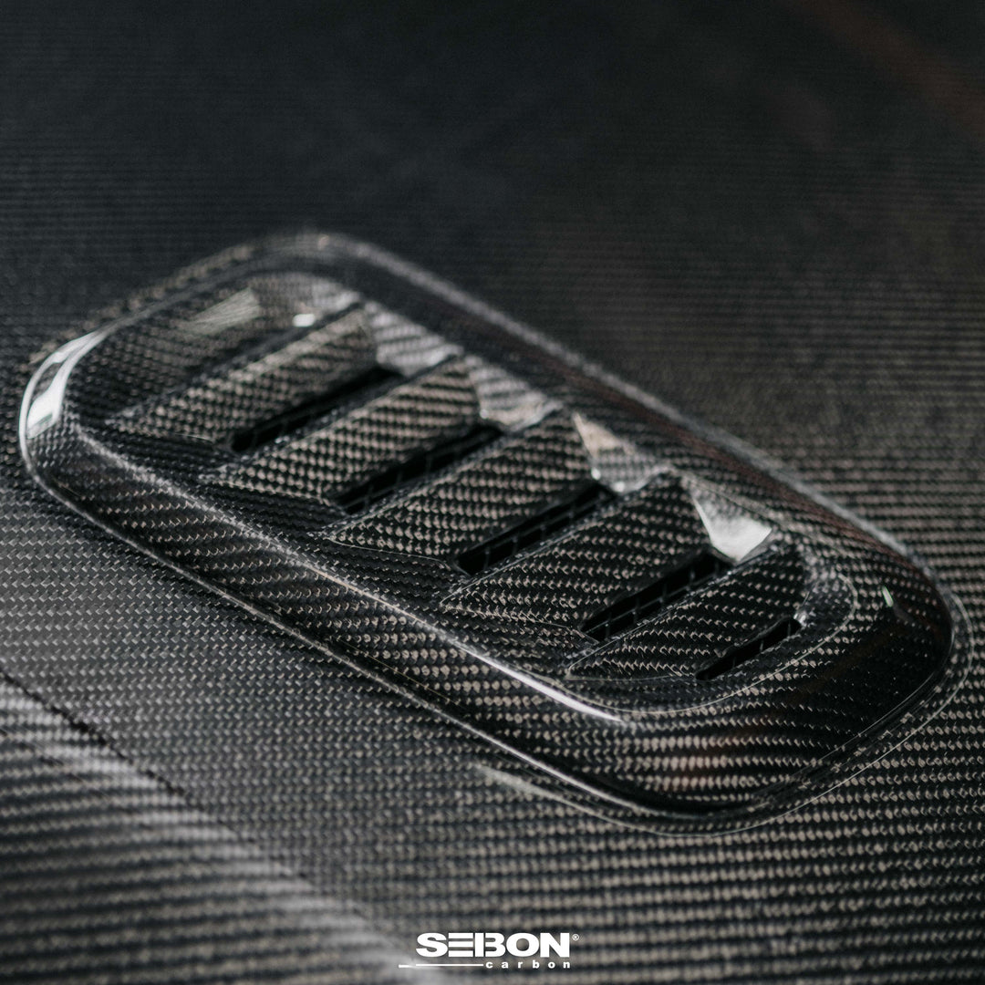 Seibon GR Corolla OE-Style Double-Sided Carbon Fiber Hood - Gloss Finish