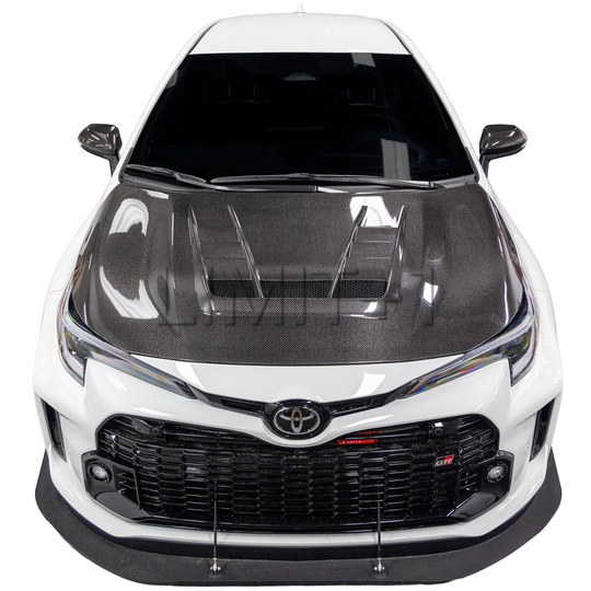 Seibon GR Corolla TV-Style Carbon Fiber Hood