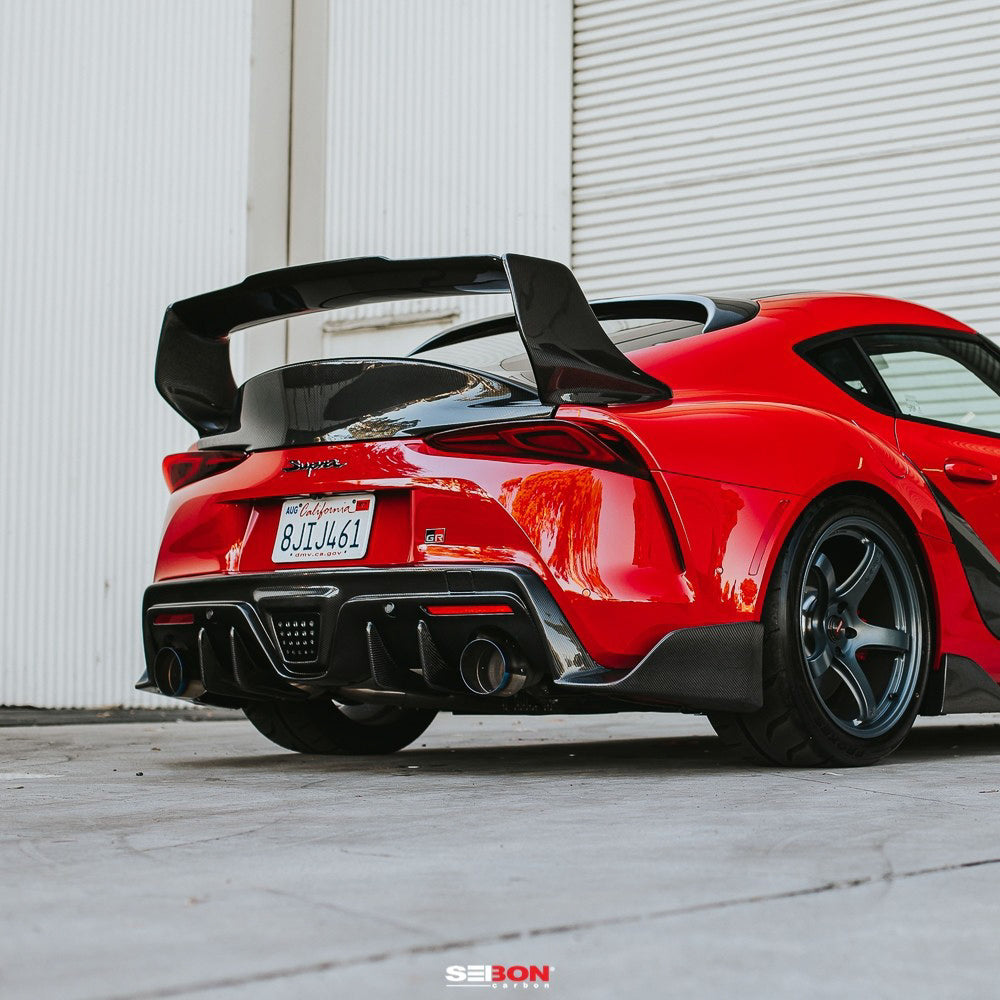 Seibon GR Supra TD-Style Carbon Fiber Rear Spoiler