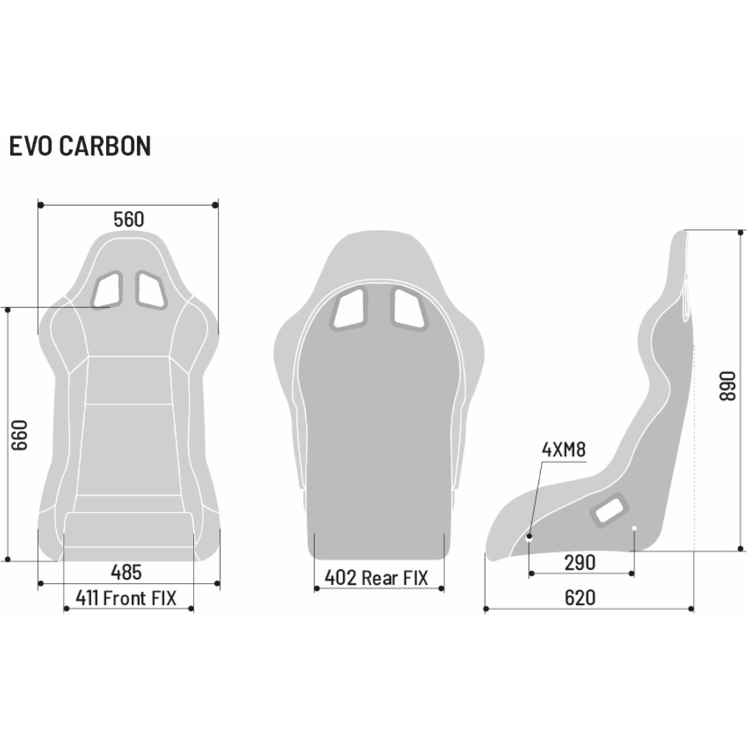 Sparco EVO QRT Performance Seat - Carbon