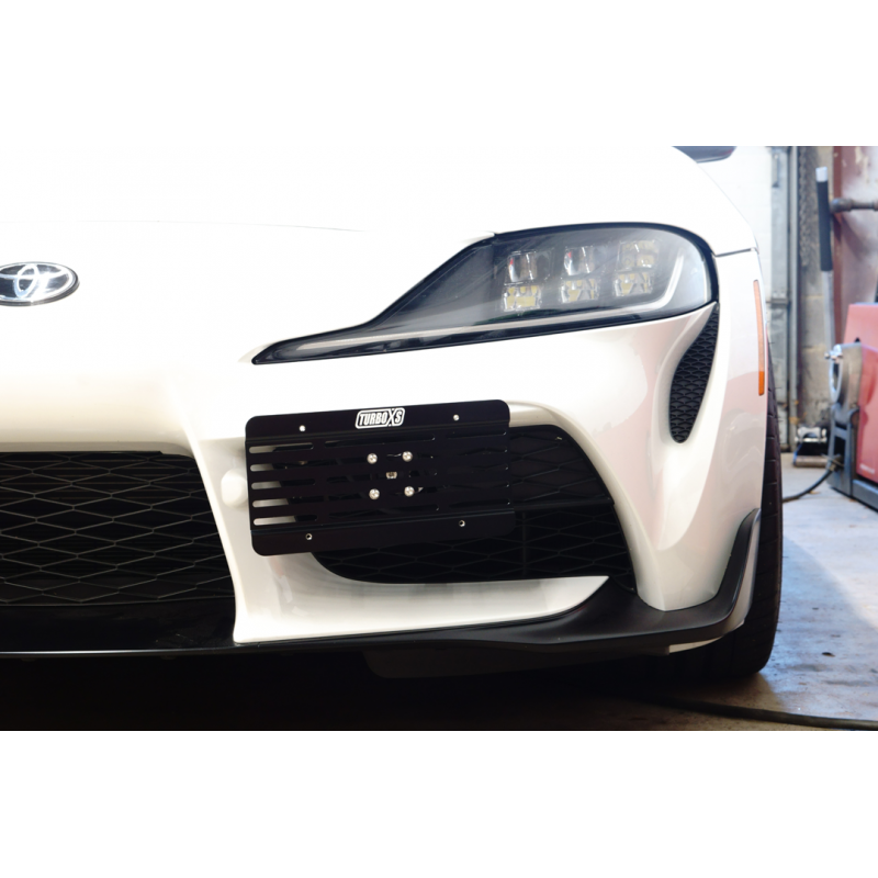 Turbo XS GR Supra Tow Tag License Plate Relocation Kit