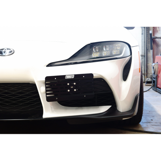 Turbo XS GR Supra Tow Tag License Plate Relocation Kit