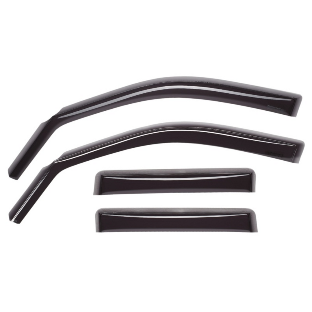 WeatherTech 2024+ Tacoma Window Deflectors - Dark Tint