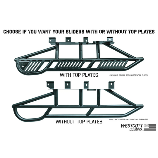 Westcott Designs 2024+ Land Cruiser Rock Sliders