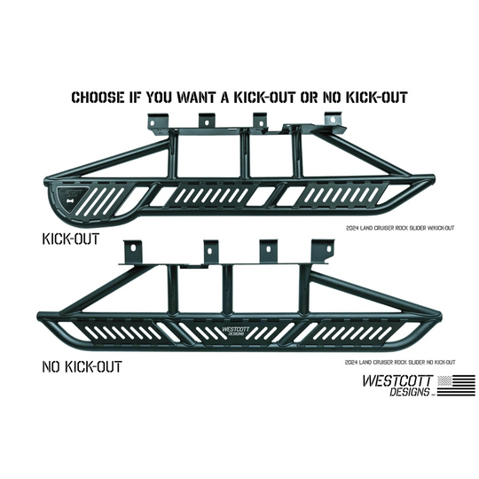 Westcott Designs 2024+ Land Cruiser Rock Sliders