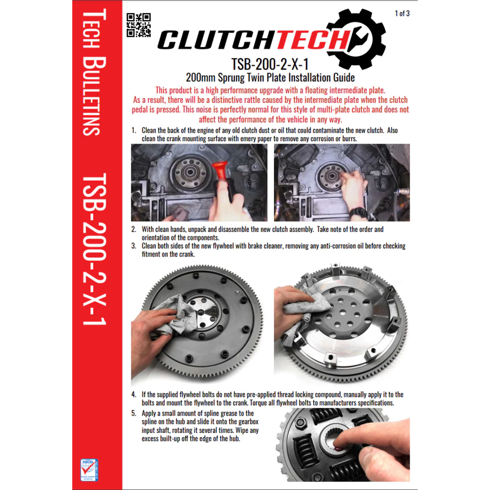 XClutch GR86 / BRZ 8in Twin Sprung Ceramic Clutch Kit