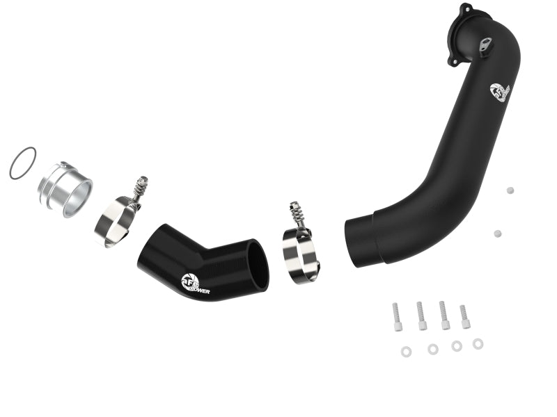 aFe GR Supra B48 BladeRunner Aluminum Charge Pipe
