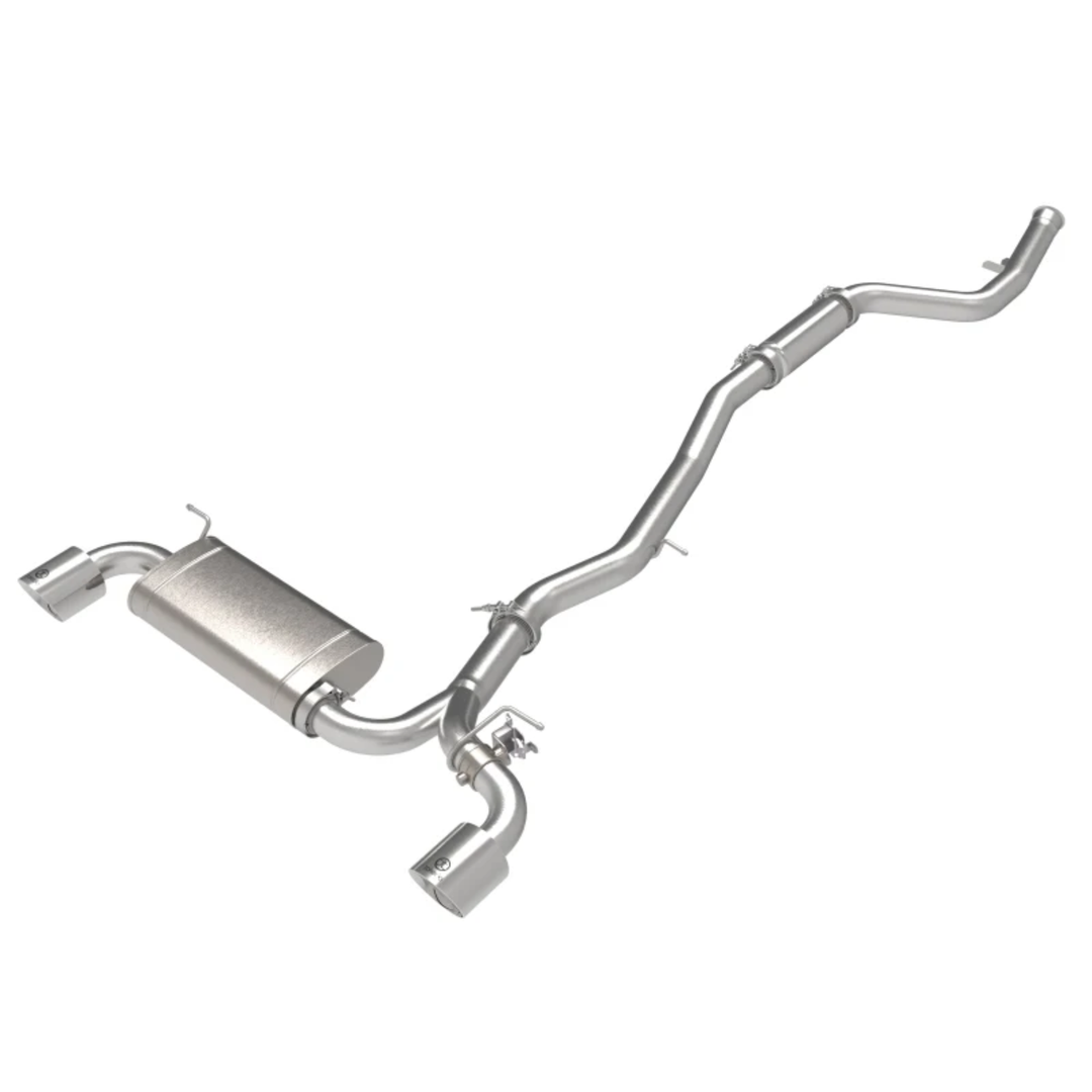 aFe GR Supra B48 POWER Takeda 2.5in-3in 304 SS Cat-Back Exhaust