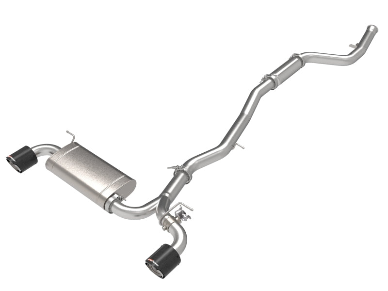 aFe GR Supra B48 POWER Takeda 2.5in-3in 304 SS Cat-Back Exhaust