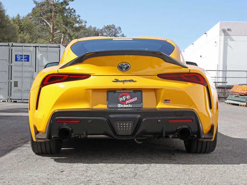 aFe GR Supra B48 POWER Takeda 2.5in-3in 304 SS Cat-Back Exhaust