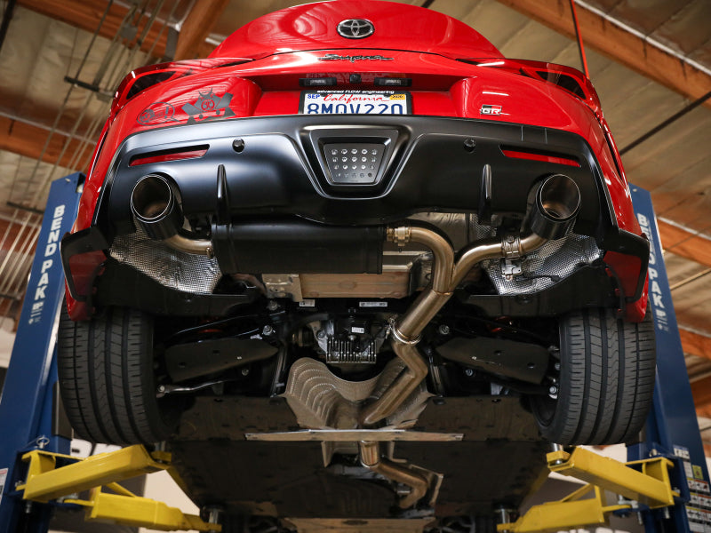 aFe GR Supra B58 POWER Takeda 3in-2.5in 304 SS Cat-Back Exhaust