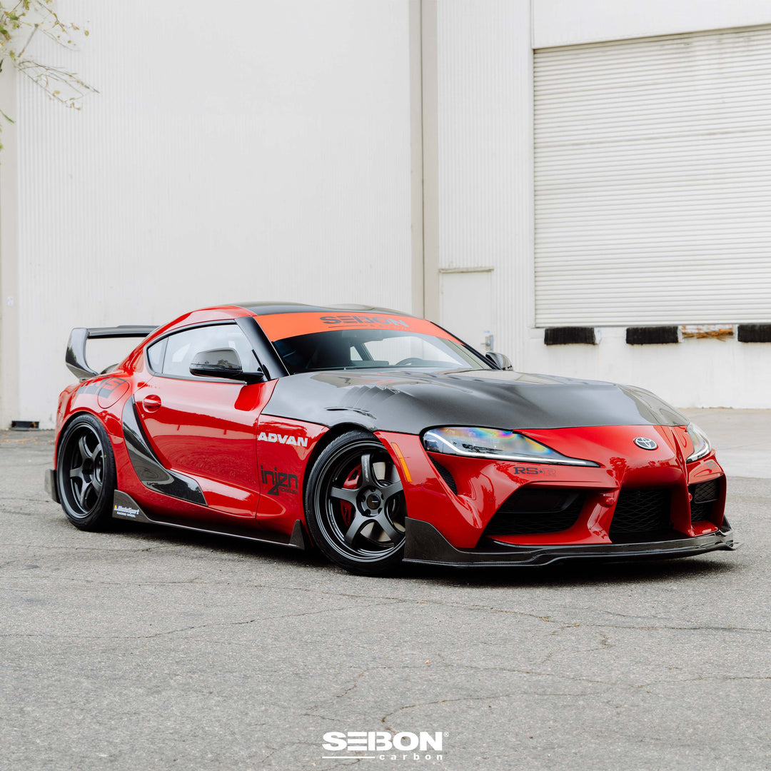 Seibon GR Supra OEM-Style Carbon Fiber Door Garnish