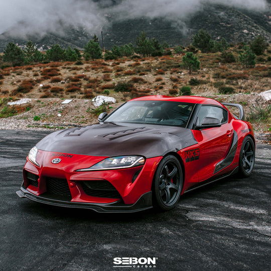 Seibon GR Supra MB-Style Carbon Fiber Front Lip