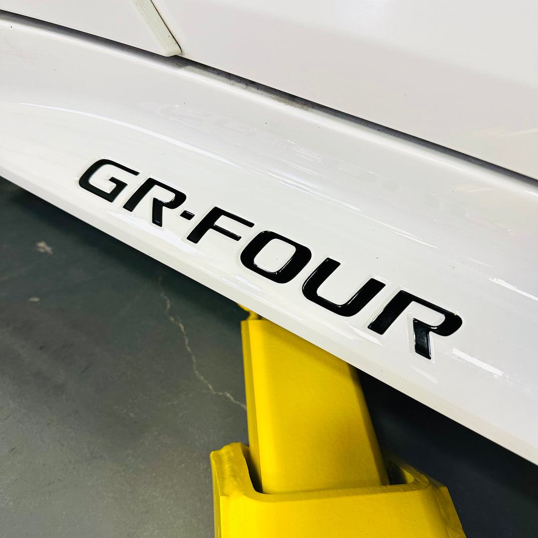 GR Corolla MegaChip Low-Profile Chip Guards with FREE GR- Four Vinyl Rocker Panel Inlay