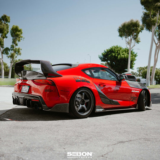 Seibon GR Supra MB-Style Carbon Fiber Rear Diffuser