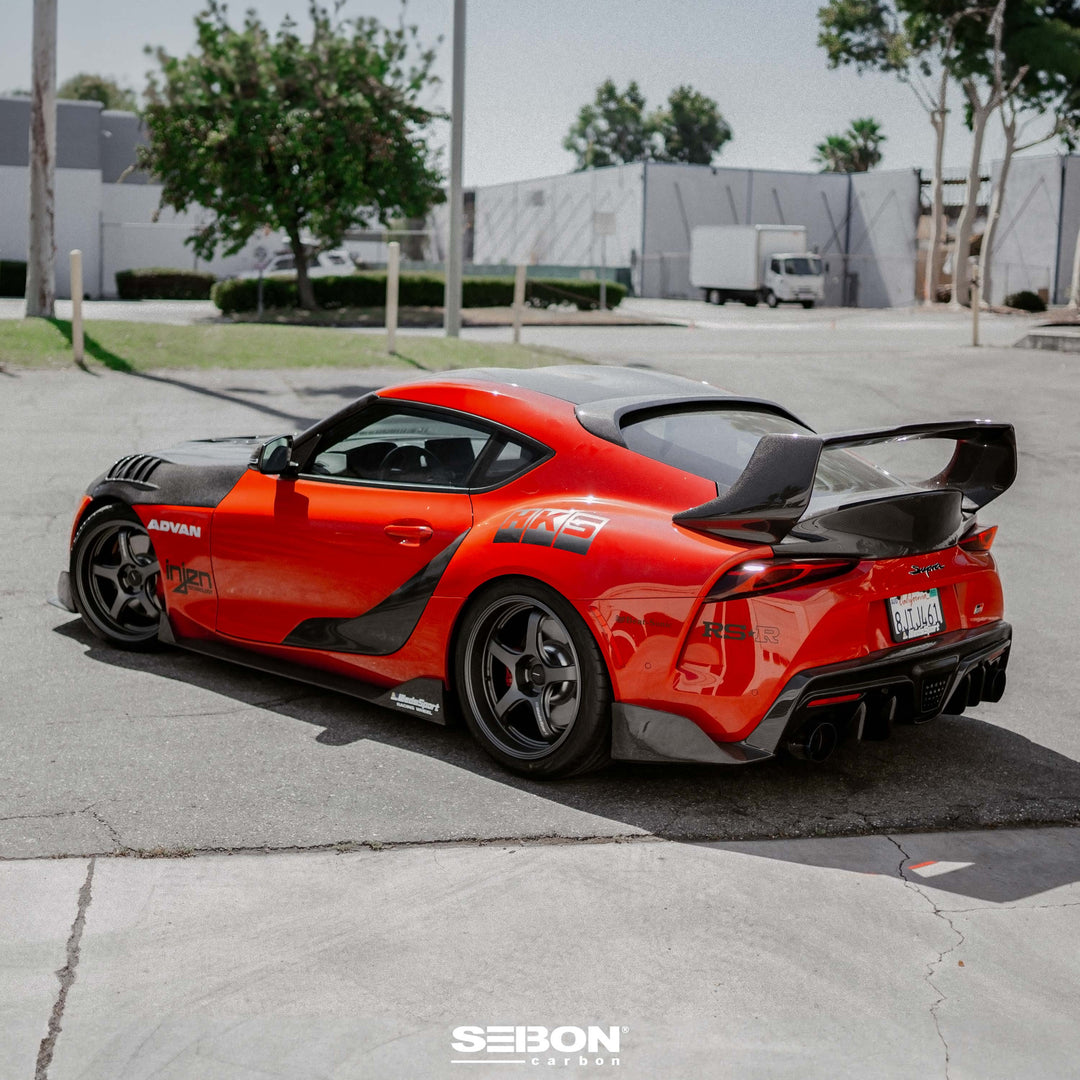 Seibon GR Supra Carbon Fiber Rear Roof Spoiler