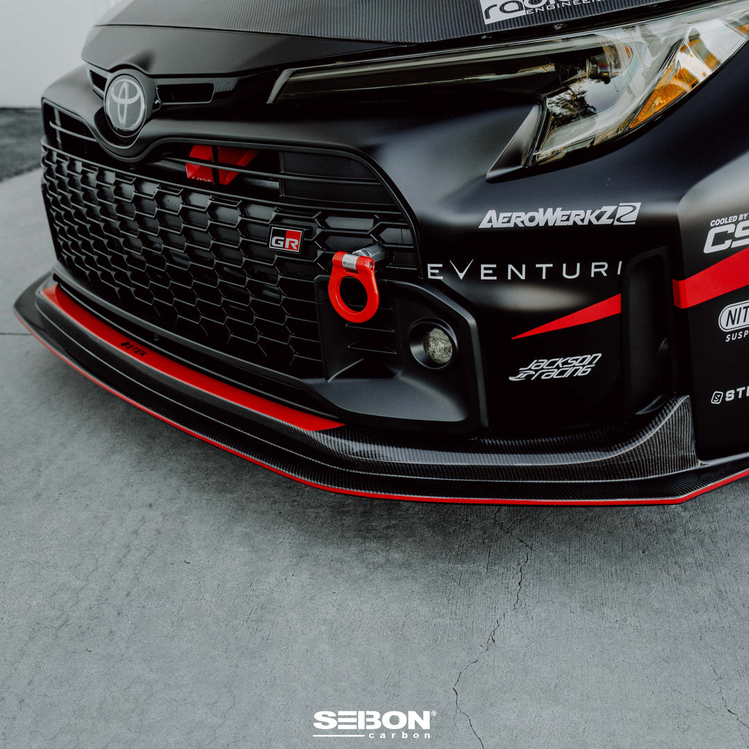 Seibon GR Corolla MB-Style Carbon Fiber Front Lip