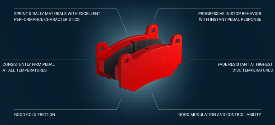 Pagid Racing RST 3 GR Corolla REAR Brake Pads