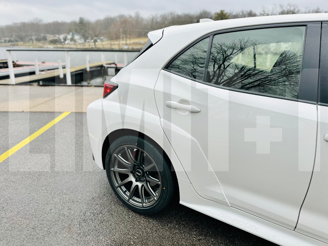 4X Apex SM-10 Flow Formed GR Corolla Wheels 18"x10" ET40 with Lug Nuts and Hub-Centric Rings